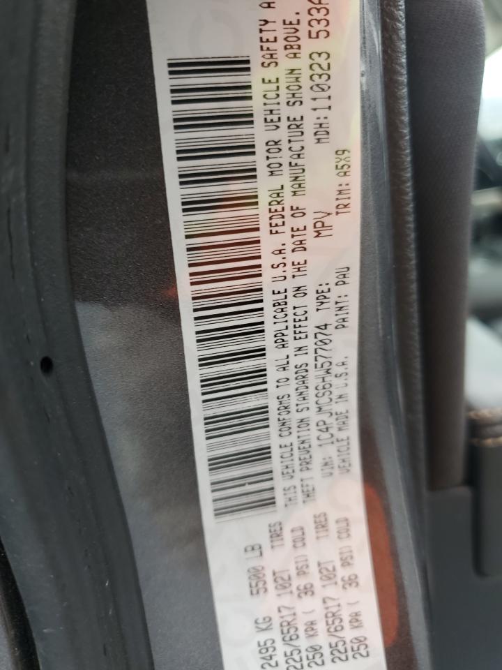 2017 Jeep Cherokee Latitude VIN: 1C4PJMCS6HW577074 Lot: 93337245