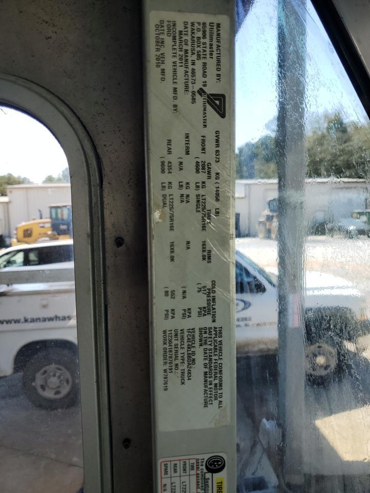 2011 Ford Econoline E450 Super Duty Commercial Stripped Chassis VIN: 1FC4E4KL6BDA24834 Lot: 91276245