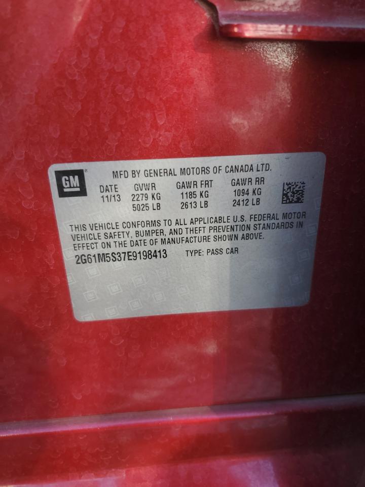 2014 Cadillac Xts Luxury Collection VIN: 2G61M5S37E9198413 Lot: 93126975