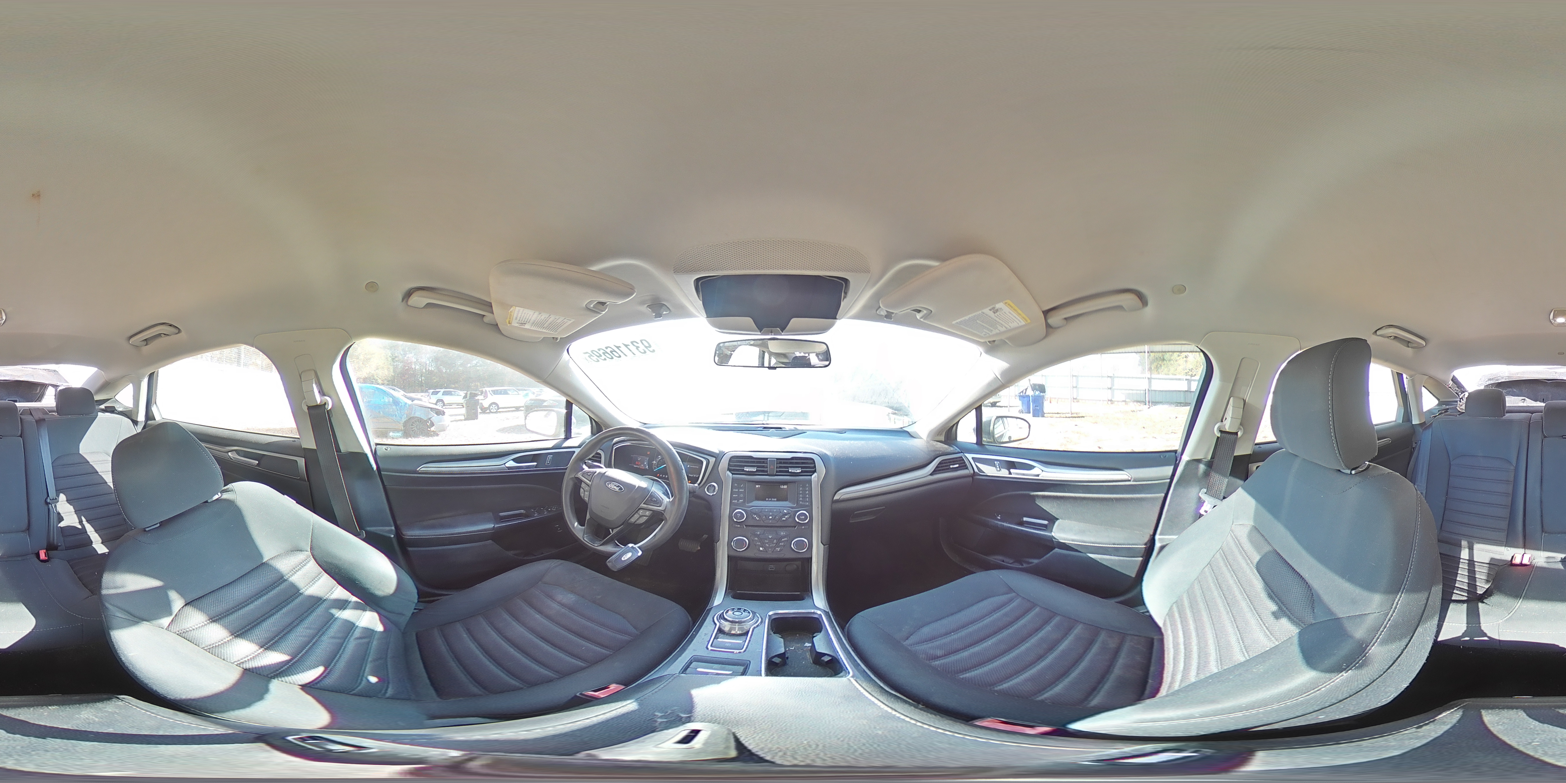 2017 Ford Fusion Se Hybrid VIN: 3FA6P0LU1HR385204 Lot: 93116695