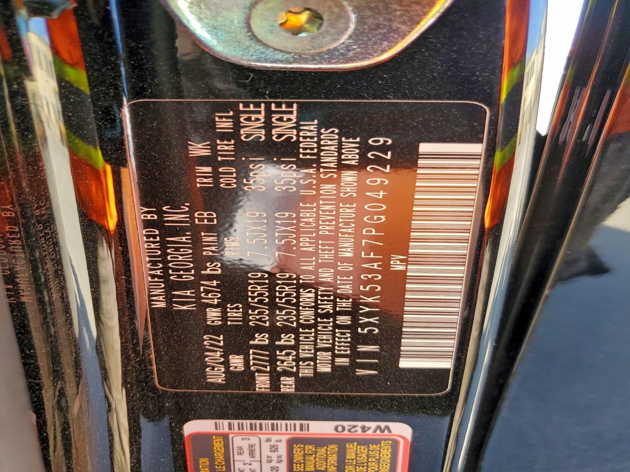 2023 Kia Sportage Sx Prestige VIN: 5XYK53AF7PG049229 Lot: 91669205