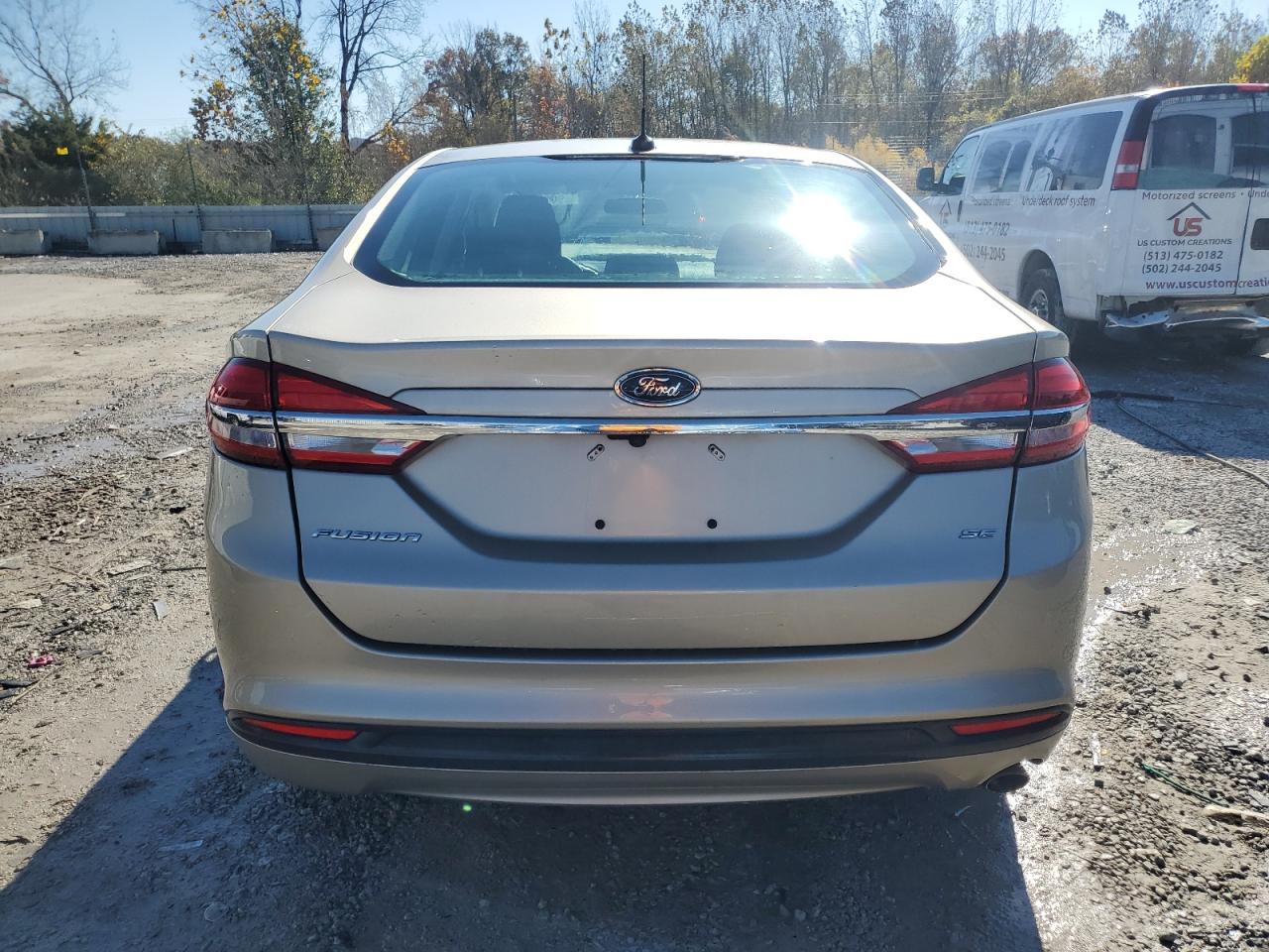 2017 Ford Fusion Se VIN: 3FA6P0H7XHR411947 Lot: 90981175