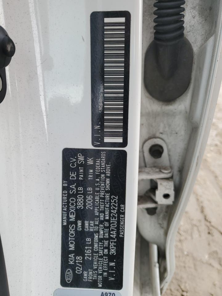 2018 Kia Forte Lx VIN: 3KPFL4A70JE242252 Lot: 93339975