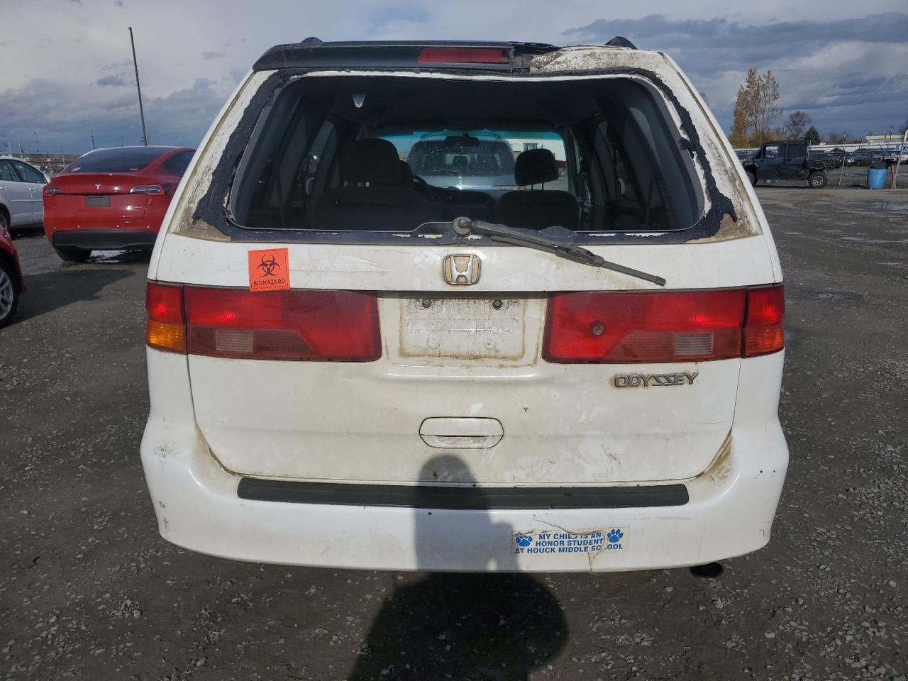 2001 Honda Odyssey Ex VIN: 2HKRL18651H585630 Lot: 91466065