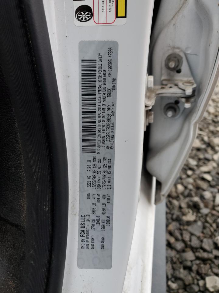 2019 Ram 1500 Rebel VIN: 1C6SRFLT8KN599220 Lot: 92652815