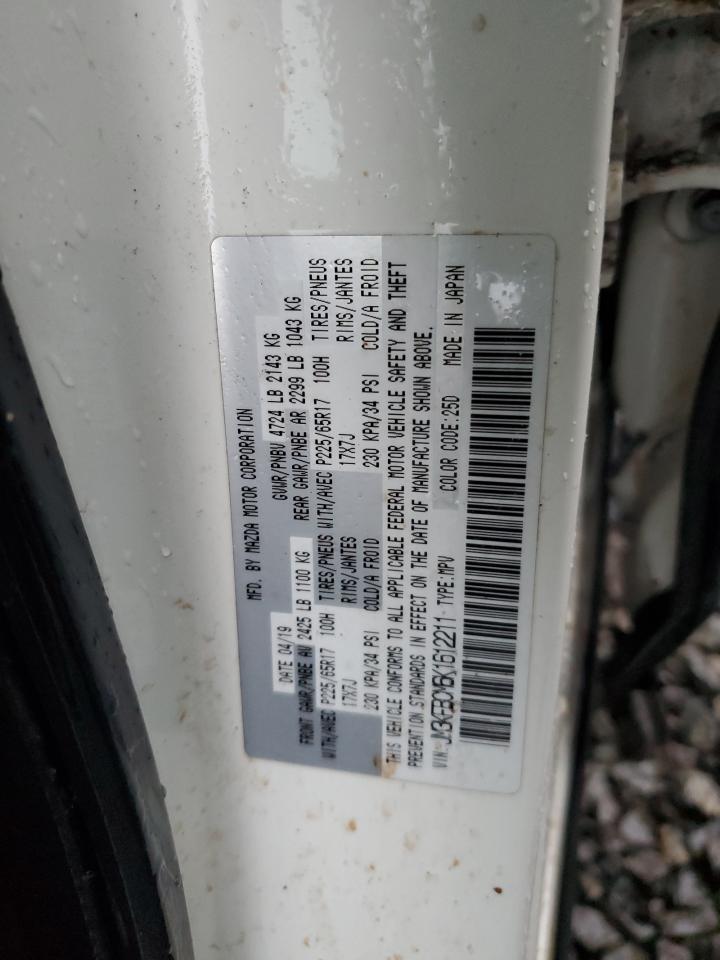 2019 Mazda Cx-5 Touring VIN: JM3KFBCM6K1612211 Lot: 93754725