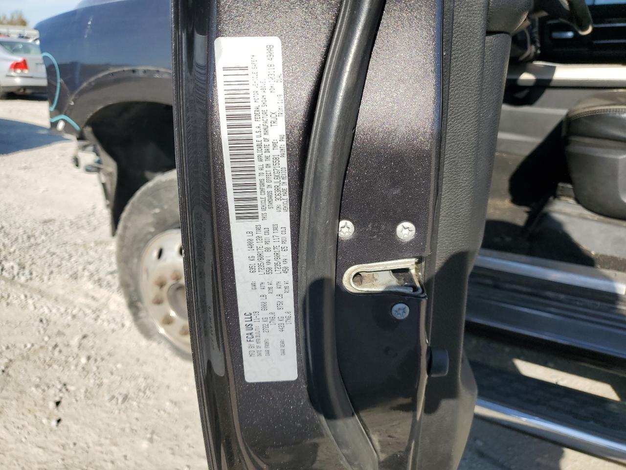 2019 Ram 3500 Laramie VIN: 3C63RRJL6KG715581 Lot: 86693985