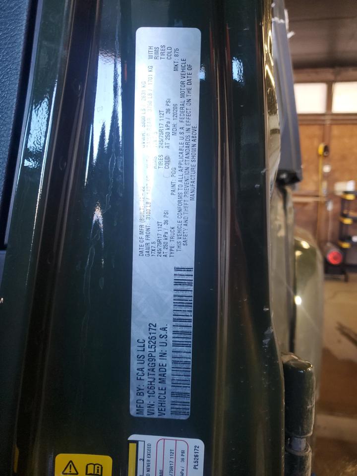 2023 Jeep Gladiator Sport VIN: 1C6HJTAG9PL526172 Lot: 90716045