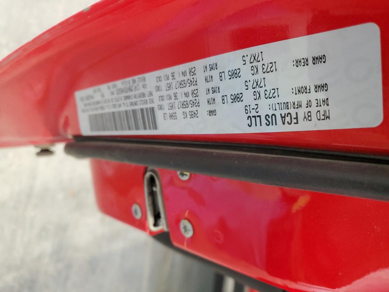 2019 Jeep Cherokee Trailhawk VIN: 1C4PJMBN7KD405635 Lot: 90585955