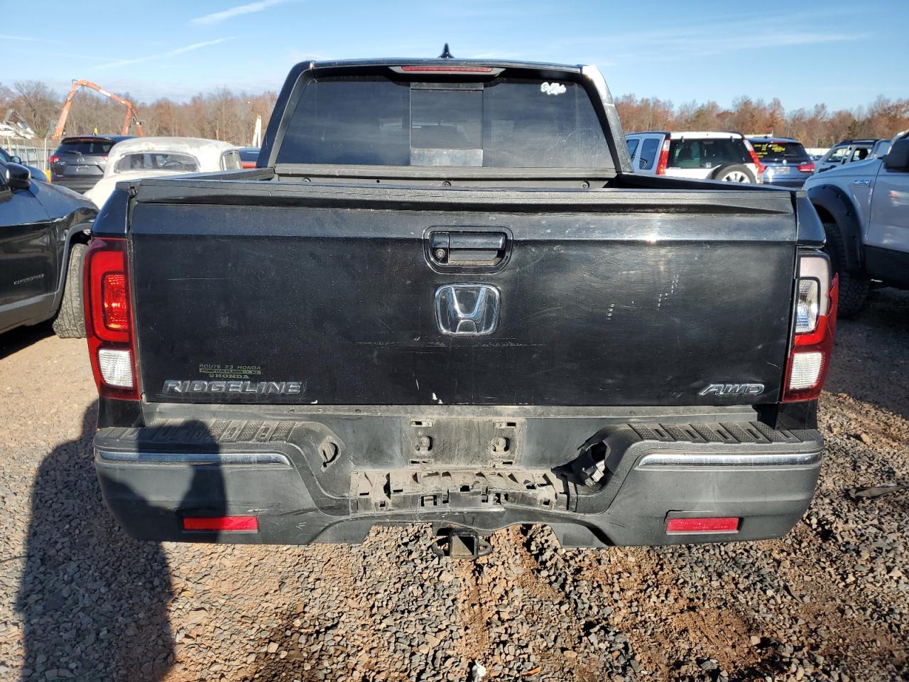 2019 Honda Ridgeline Rtl VIN: 5FPYK3F53KB017193 Lot: 92541175