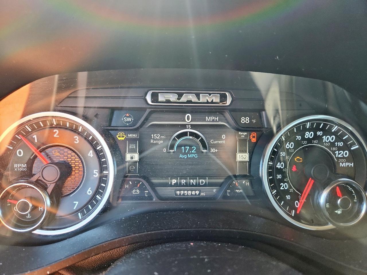 2019 Ram 1500 Laramie VIN: 1C6SRFJT5KN874495 Lot: 91634635