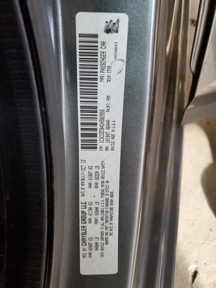 2013 Dodge Avenger Sxt VIN: 1C3CDZCB4DN582958 Lot: 93290285