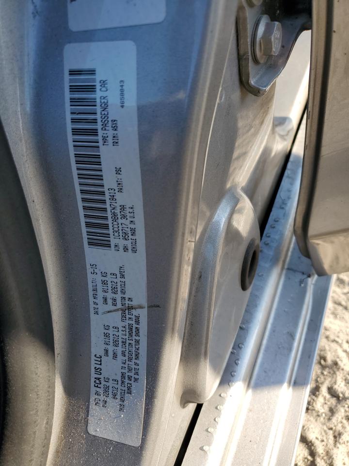 2015 Chrysler 200 Limited VIN: 1C3CCCAB0FN718413 Lot: 92949615