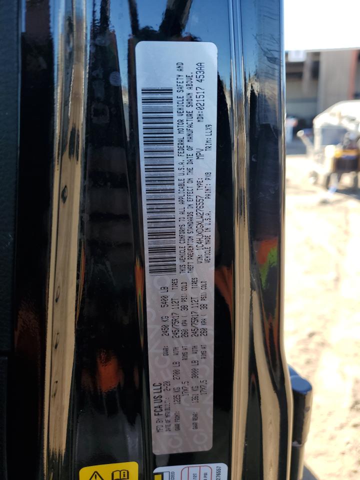 2020 Jeep Wrangler Unlimited Sport VIN: 1C4HJXDGXLW276557 Lot: 93765315