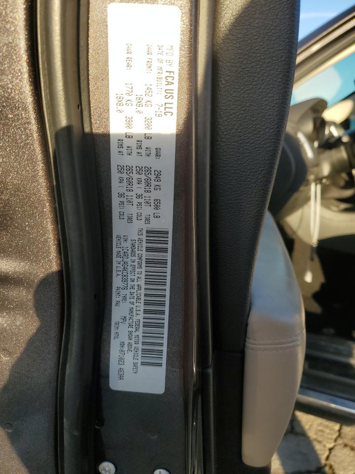 2019 Dodge Durango Sxt VIN: 1C4RDJAG4KC839776 Lot: 90951925