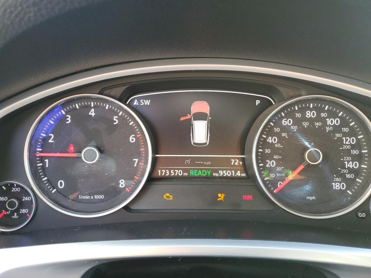 2012 Volkswagen Touareg Hybrid VIN: WVGEG9BP1CD008374 Lot: 91890555