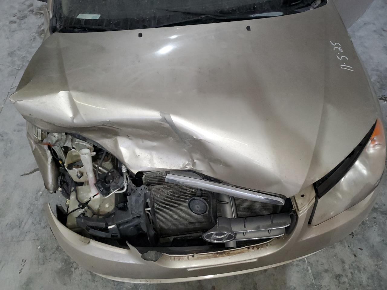 2007 Hyundai Elantra Gls VIN: KMHDU46D57U153611 Lot: 92083555