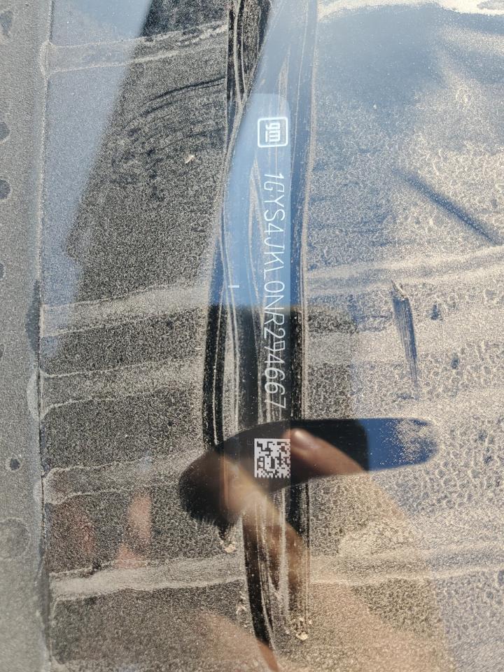 2022 Cadillac Escalade Esv Luxury VIN: 1GYS4JKL0NR294667 Lot: 92506285