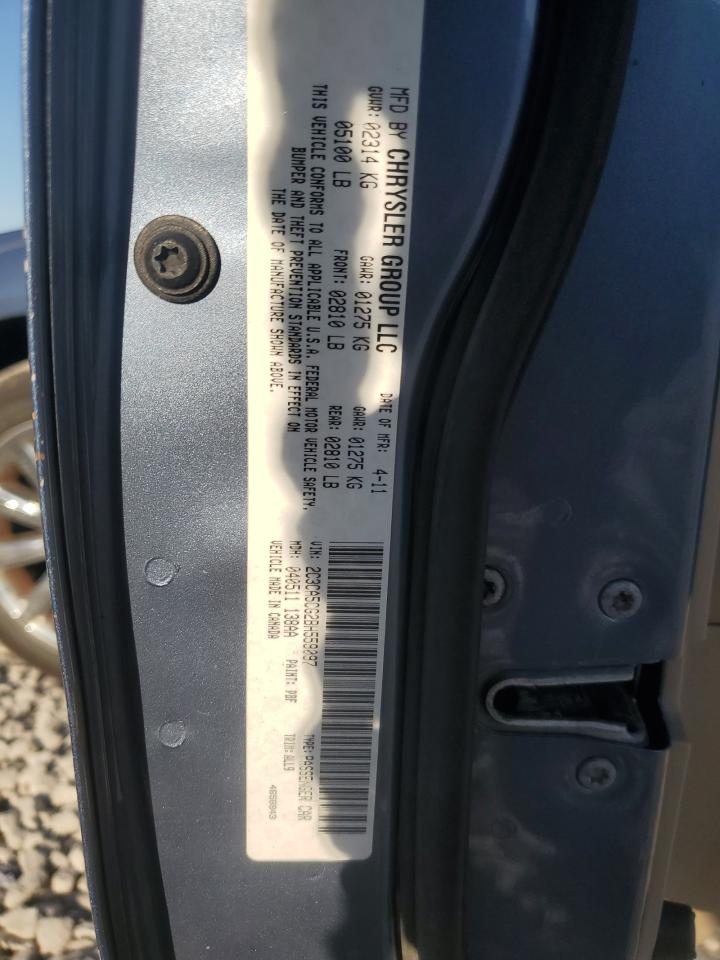 2011 Chrysler 300 Limited VIN: 2C3CA5CG2BH559097 Lot: 92593775