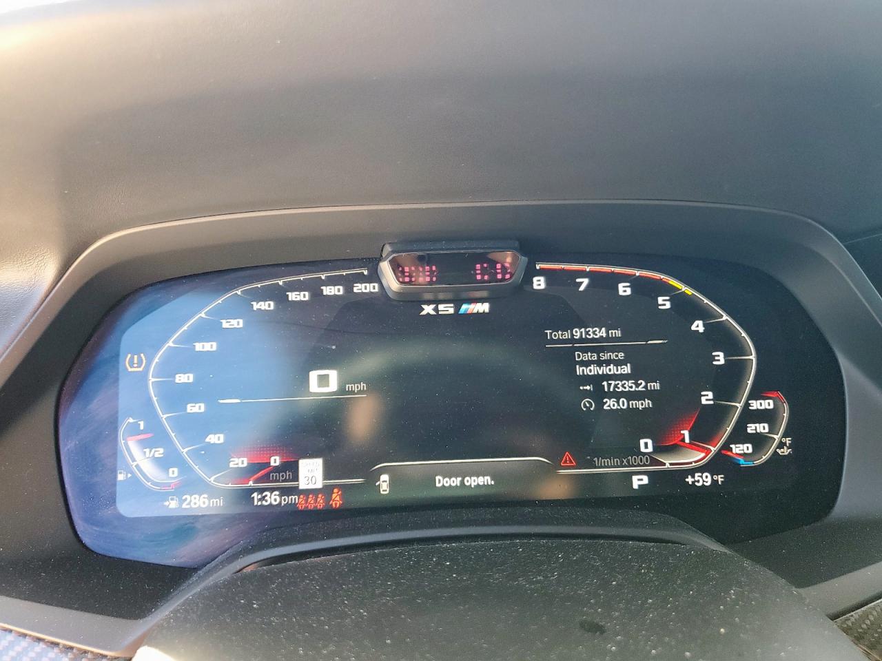 2021 BMW X5 M VIN: 5YMJU0C04M9D99169 Lot: 91448585