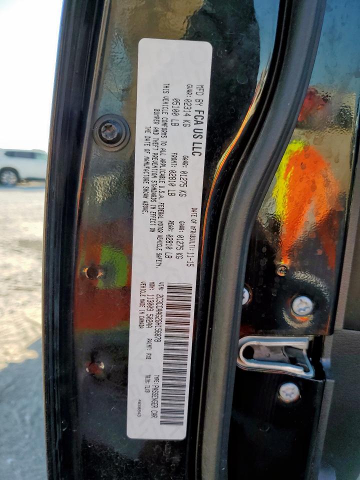 2016 Chrysler 300 Limited VIN: 2C3CCAAG2GH156878 Lot: 92646495