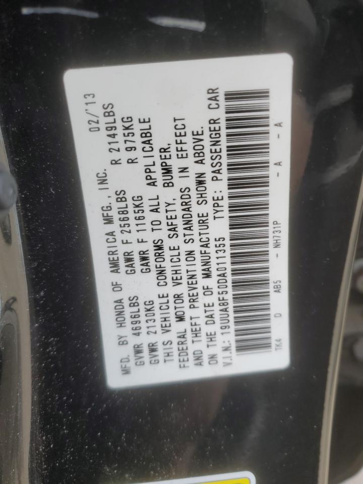 2013 Acura Tl Tech VIN: 19UUA8F50DA011355 Lot: 91455015