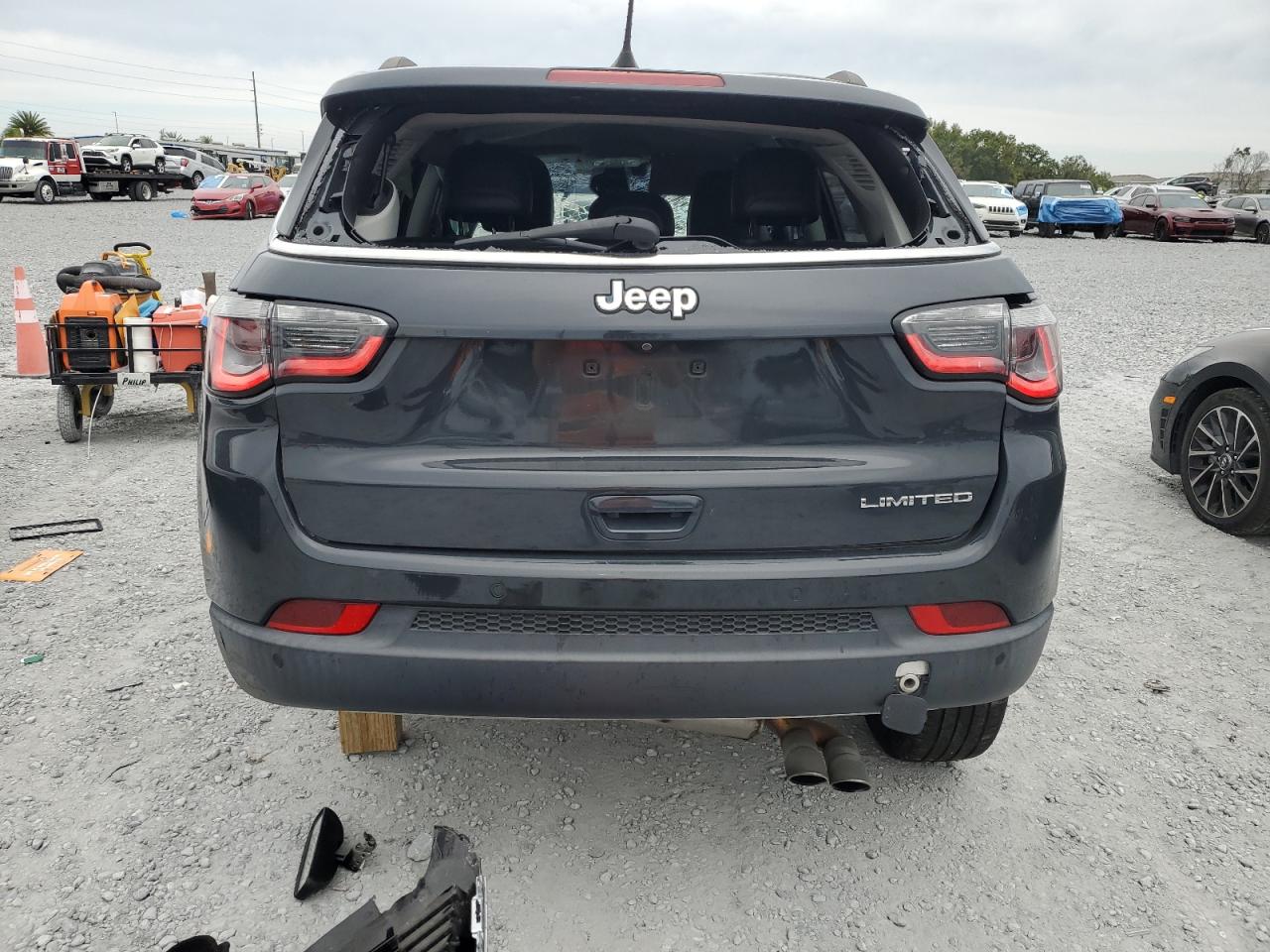 2018 Jeep Compass Limited VIN: 3C4NJCCB8JT406338 Lot: 91706225