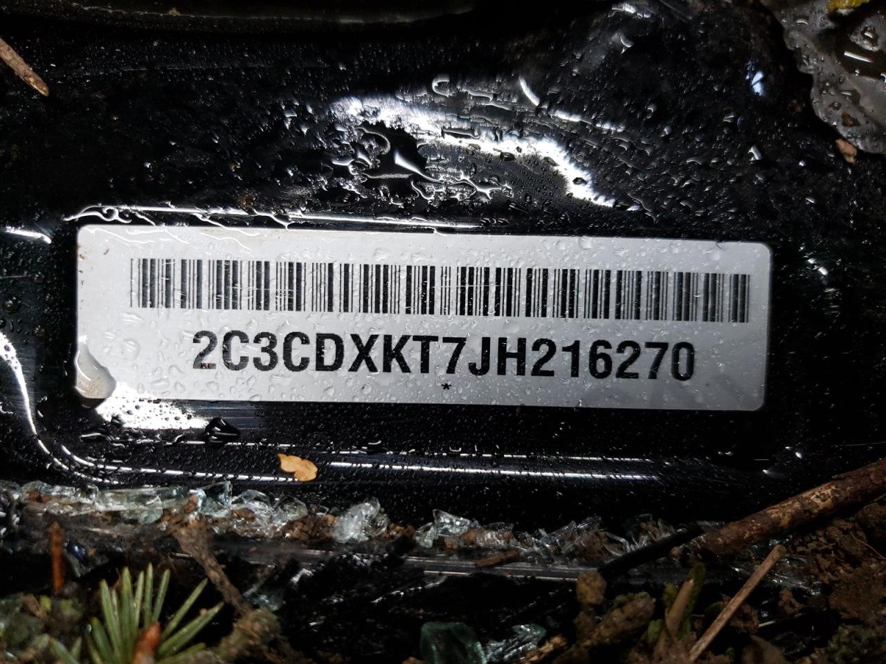 2018 Dodge Charger Police VIN: 2C3CDXKT7JH216270 Lot: 92477545