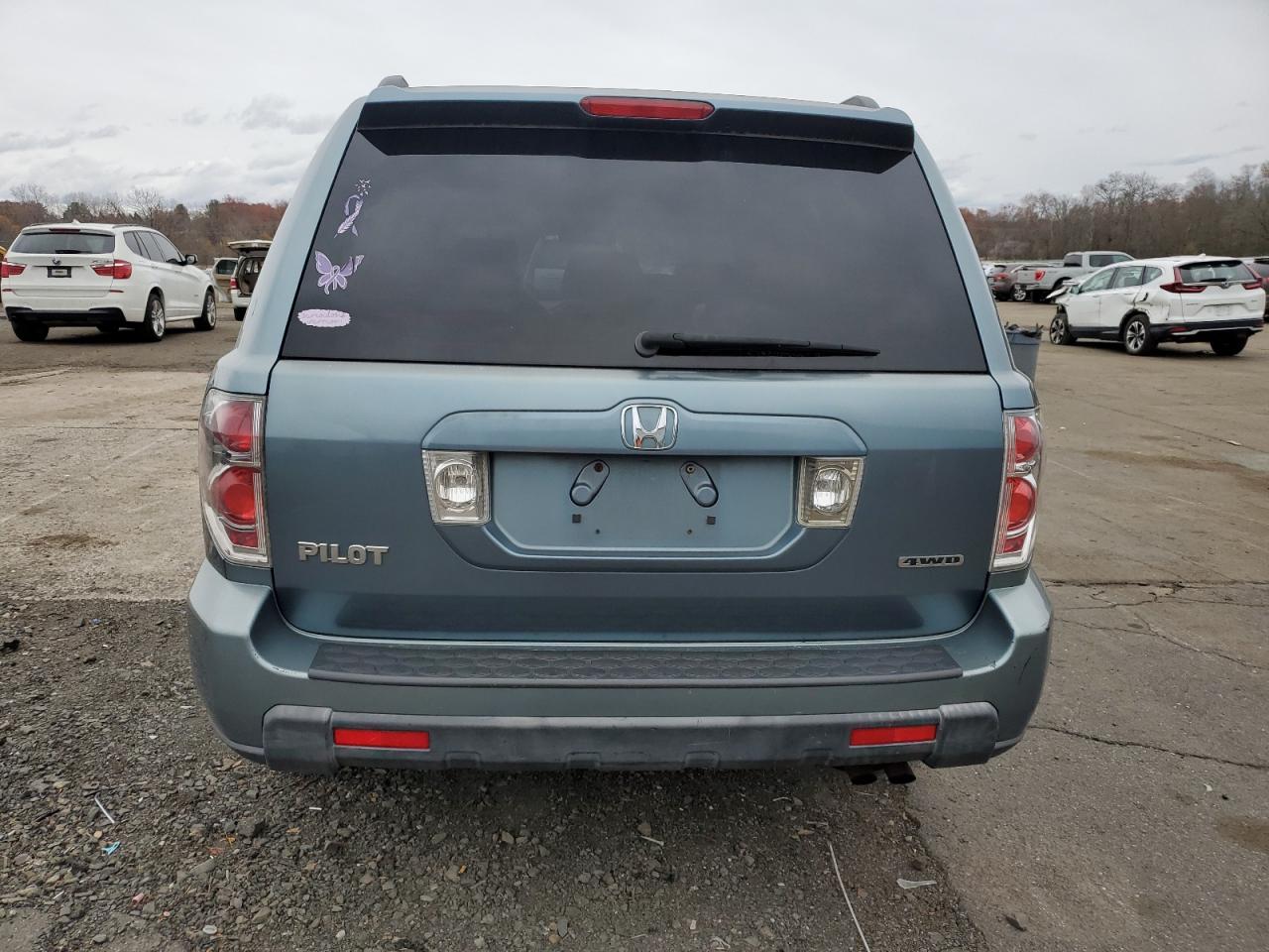 2006 Honda Pilot Ex VIN: 2HKYF18556H538129 Lot: 92580795