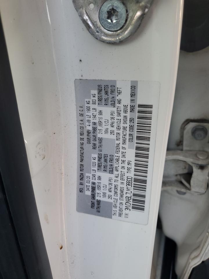 2020 Mazda Cx-30 VIN: 3MVDMABL7LM136600 Lot: 92801175