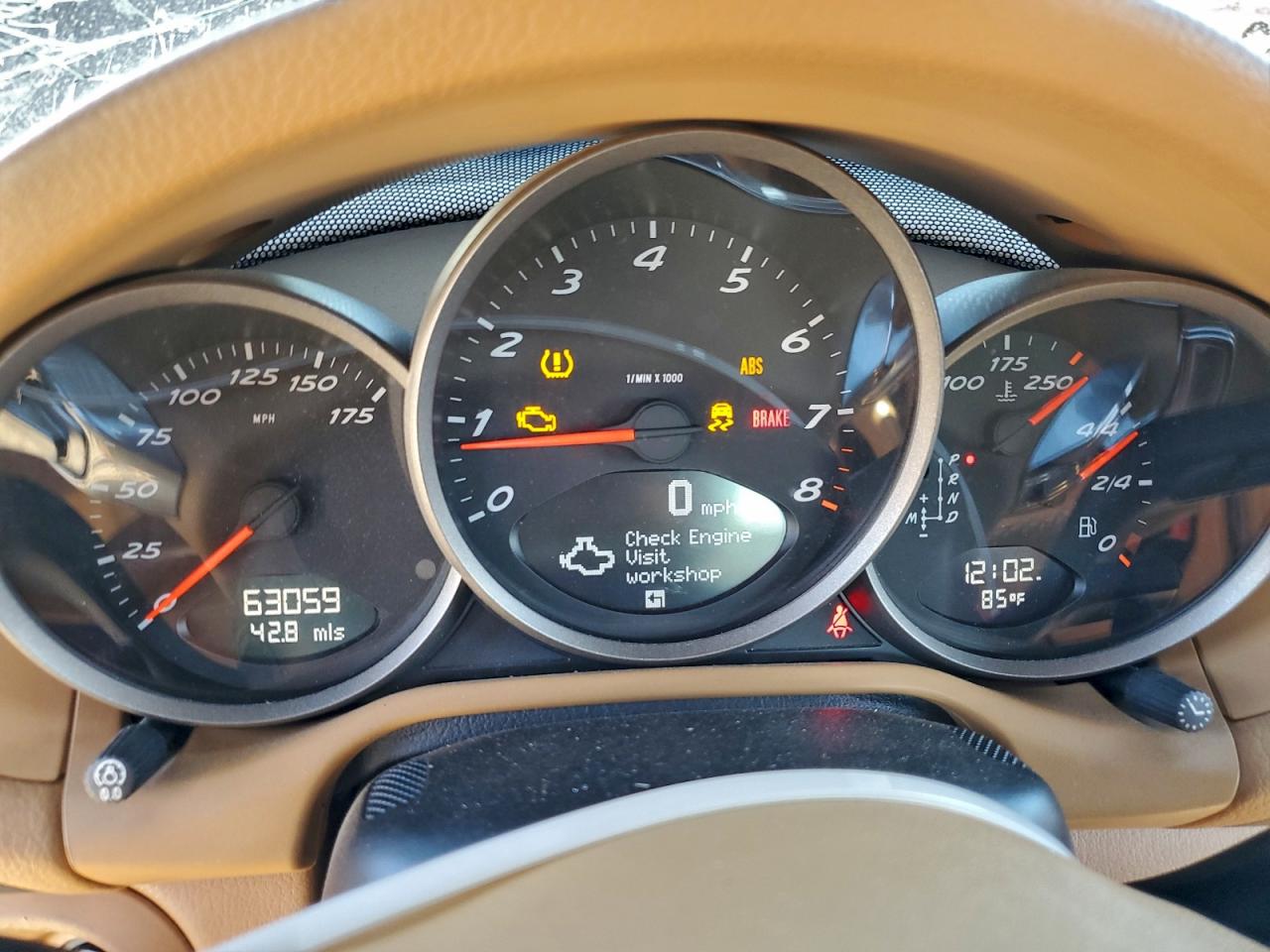 2012 Porsche Boxster VIN: WP0CA2A83CS710349 Lot: 94140075