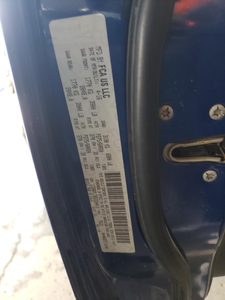 2016 Ram 1500 Slt VIN: 1C6RR7LT8GS334410 Lot: 92093725