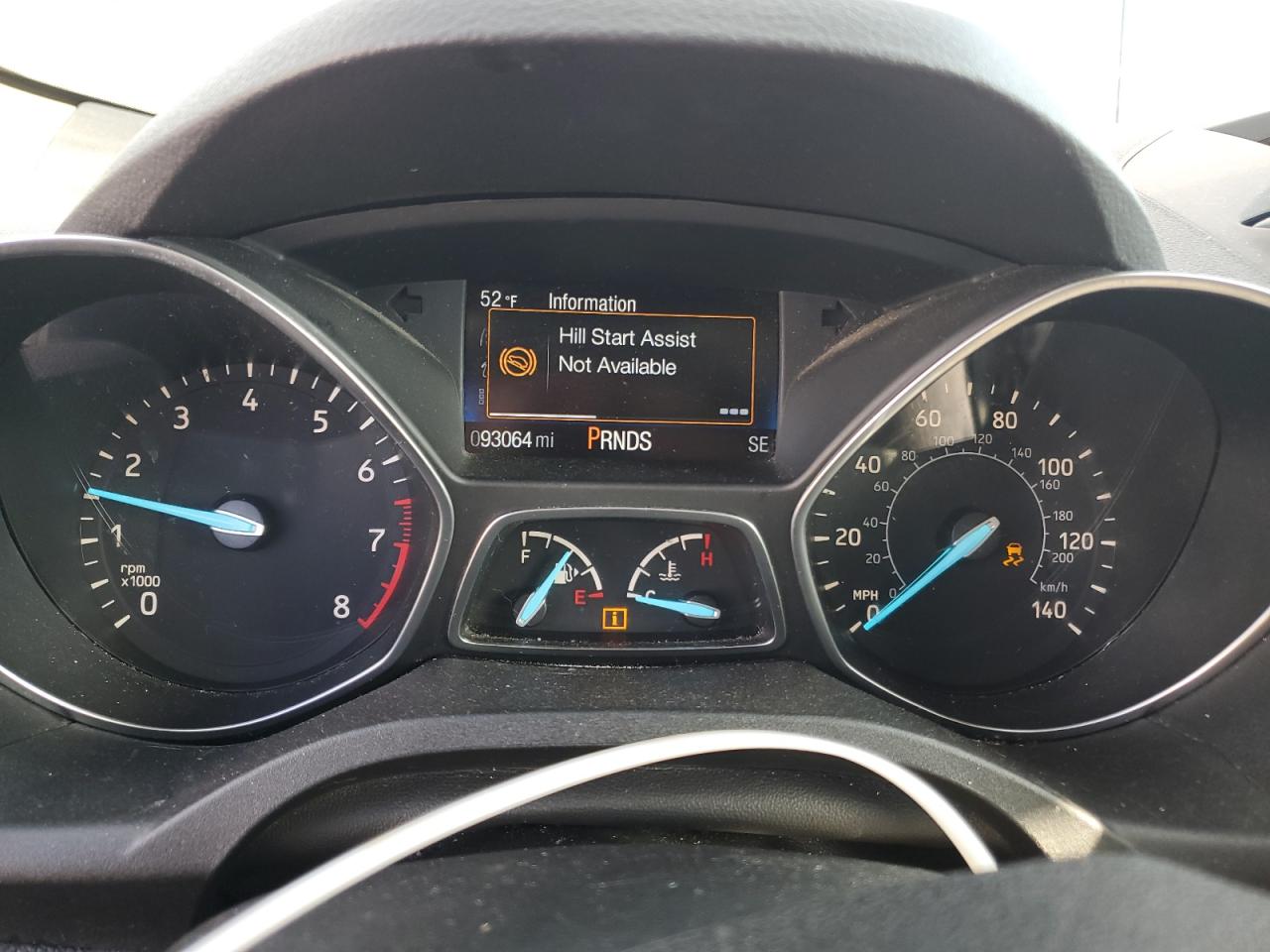 2017 Ford Escape S VIN: 1FMCU0F70HUA37619 Lot: 93492665