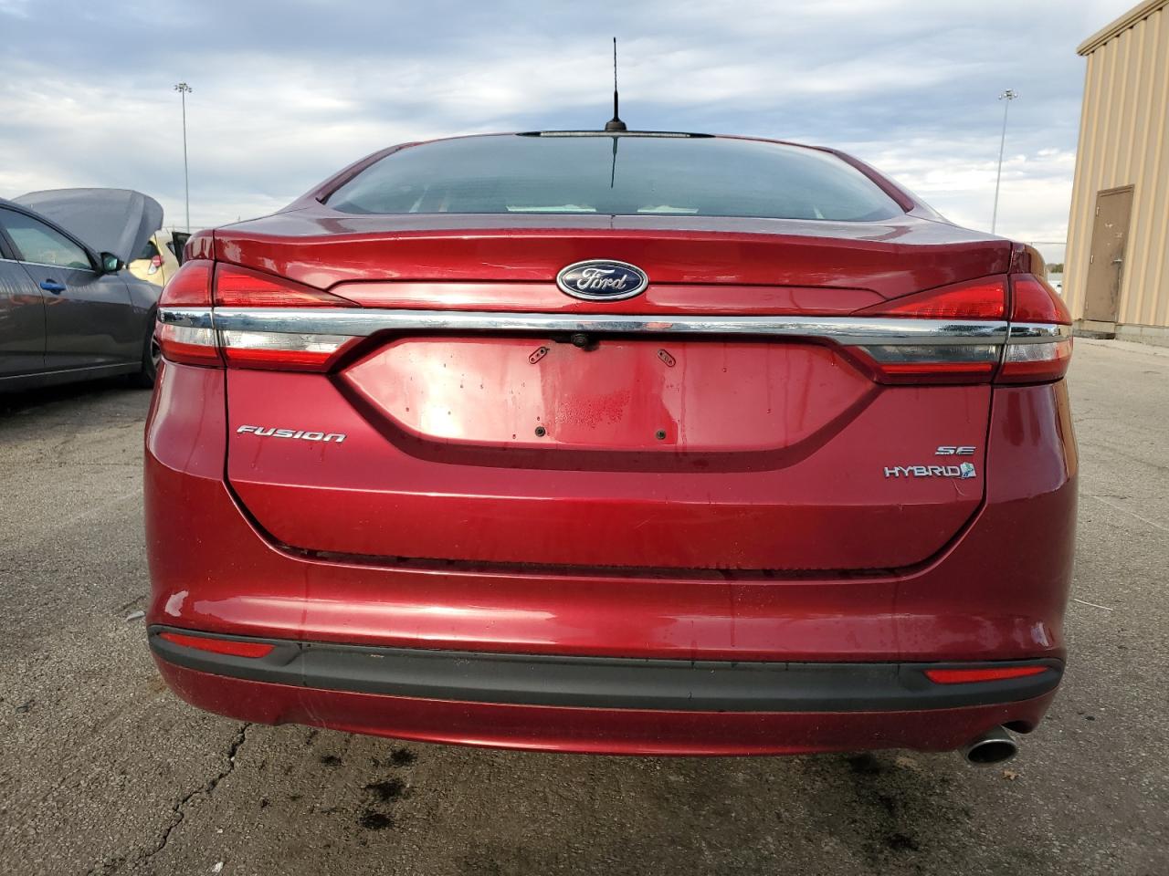 2017 Ford Fusion Se Hybrid VIN: 3FA6P0LU4HR381566 Lot: 91163145
