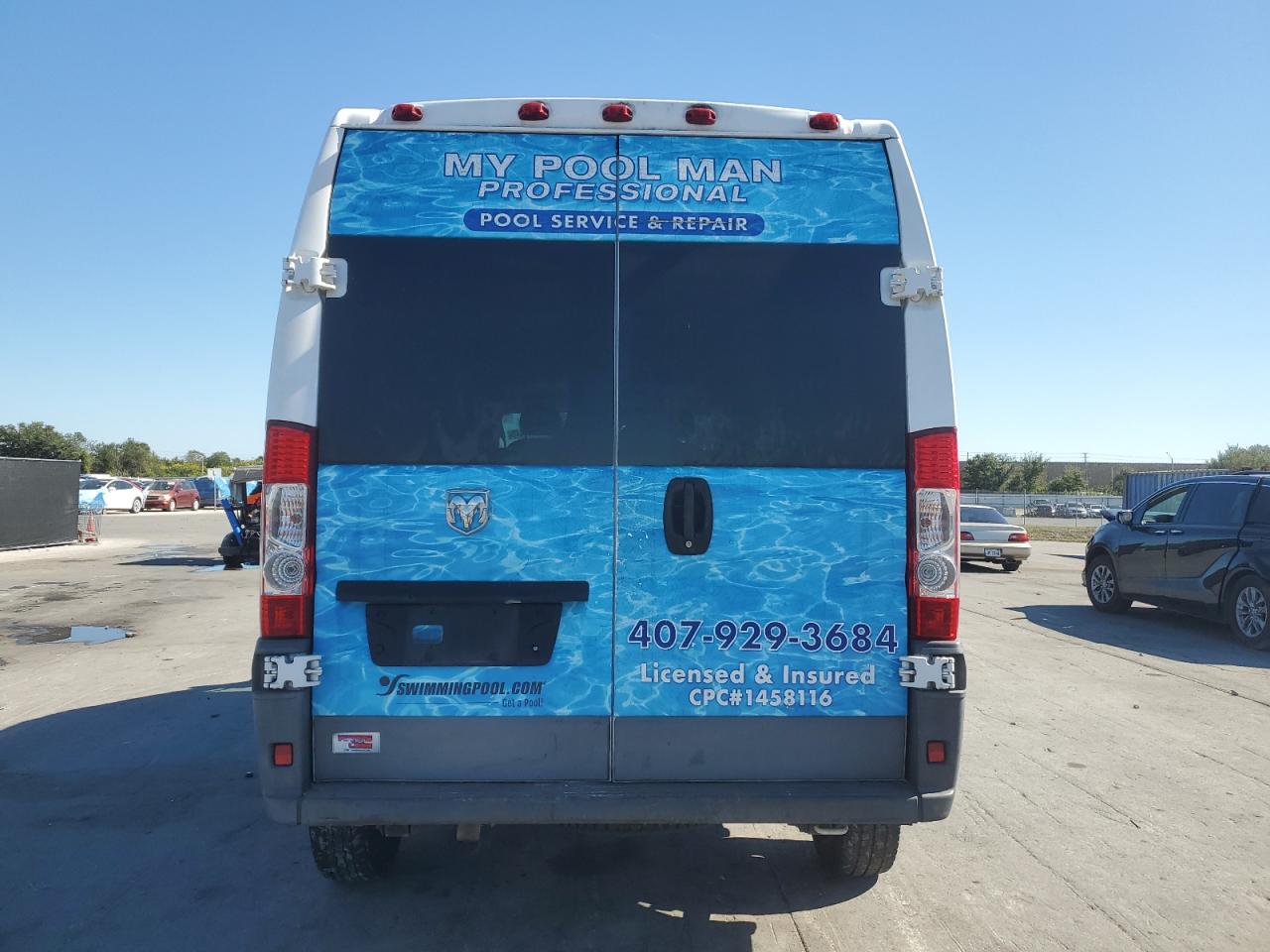 2017 Ram Promaster 2500 Delivery Van VIN: 3C6TRVDG8HE548393 Lot: 92231445