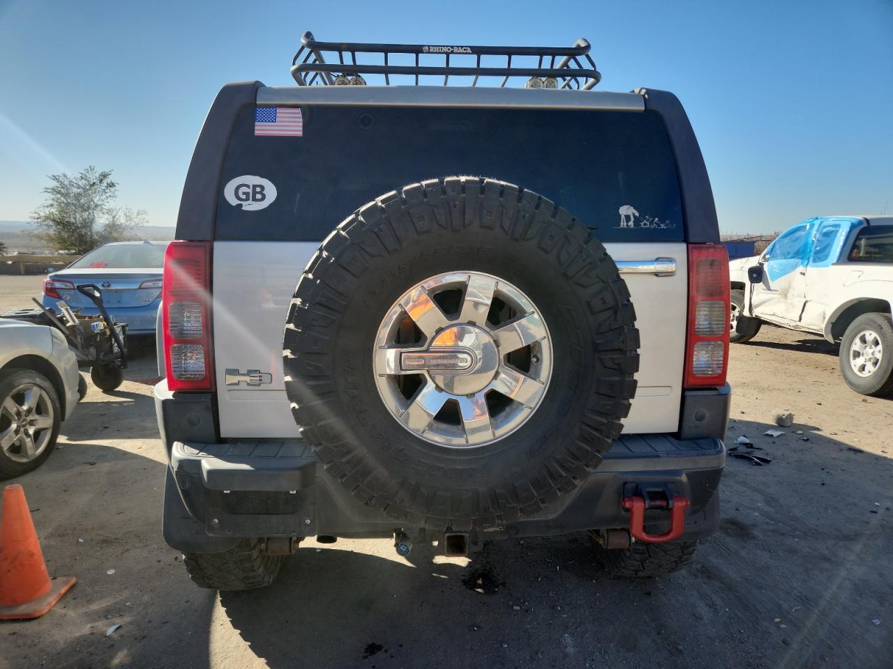 2007 Hummer H3 VIN: 5GTDN13E078178639 Lot: 92010655