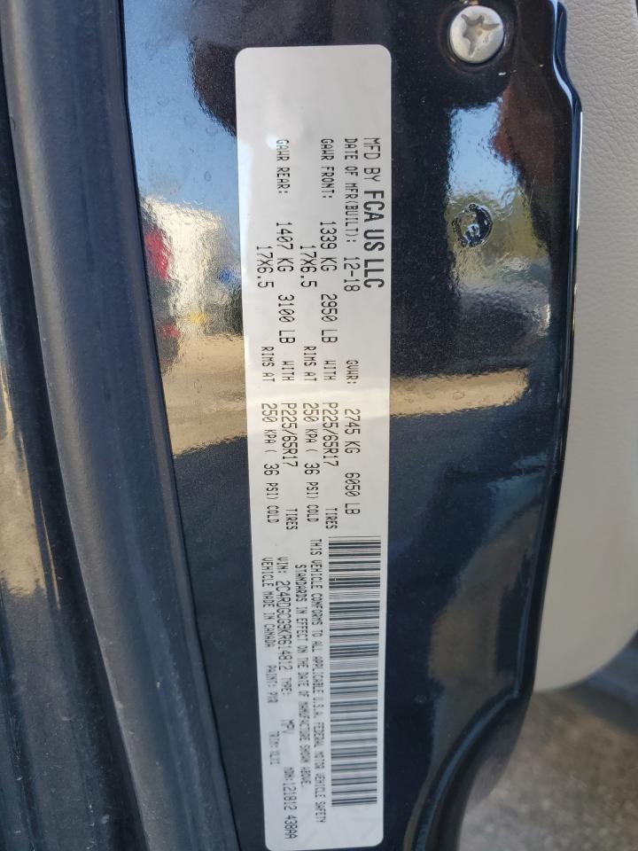 2019 Dodge Grand Caravan Sxt VIN: 2C4RDGCG9KR614812 Lot: 90757345