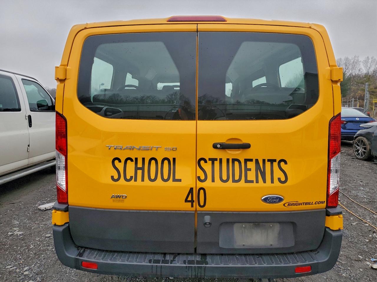 2020 Ford Transit T-150 VIN: 1FTYE2Y87LKB18100 Lot: 93631005