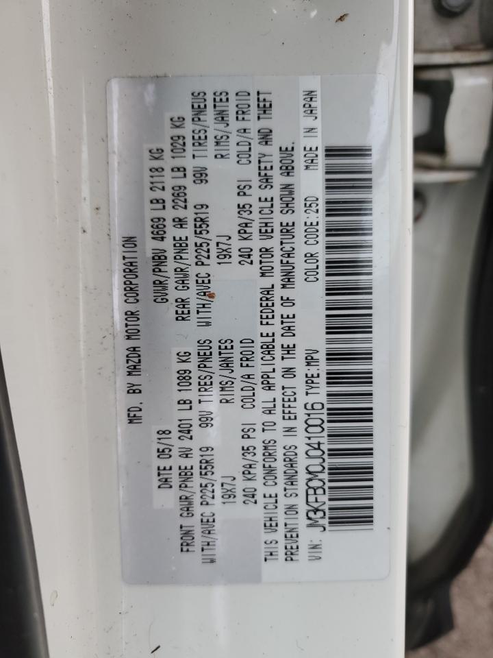 2018 Mazda Cx-5 Touring VIN: JM3KFBCM0J0410016 Lot: 92662585