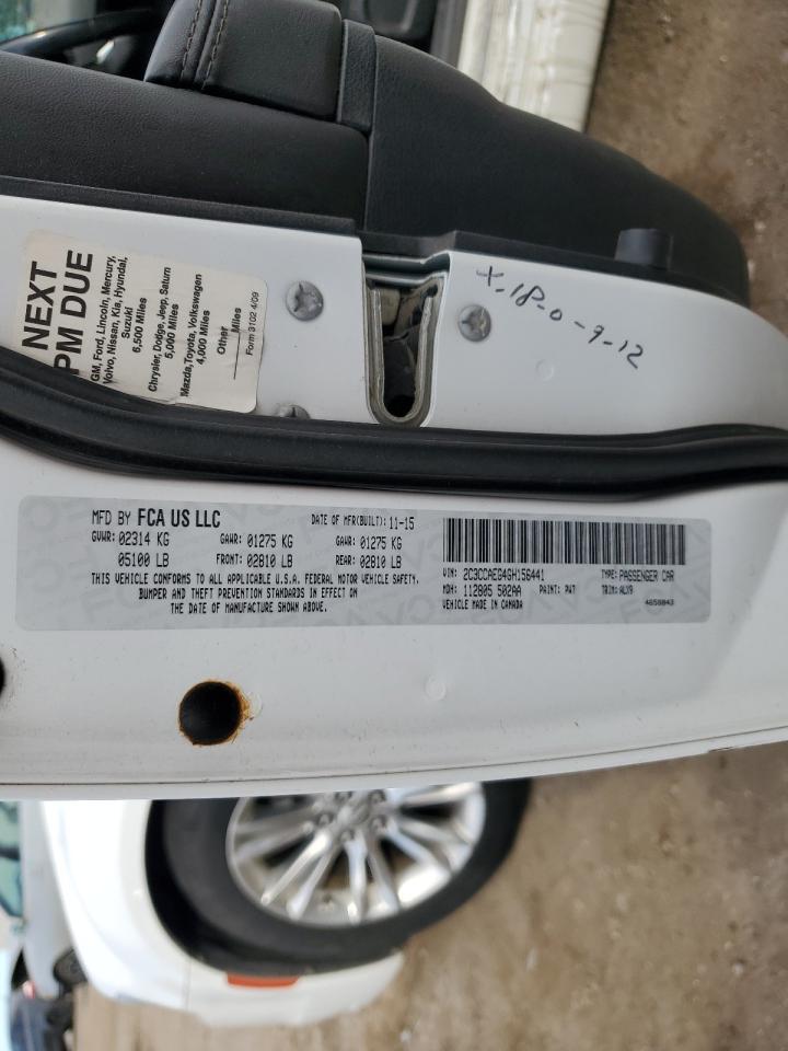 2016 Chrysler 300C VIN: 2C3CCAEG4GH156441 Lot: 91739025