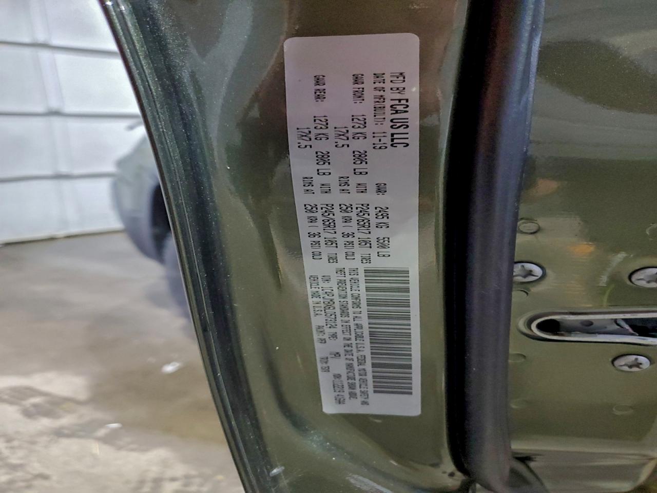 2020 Jeep Cherokee Trailhawk VIN: 1C4PJMBX6LD573124 Lot: 93303735