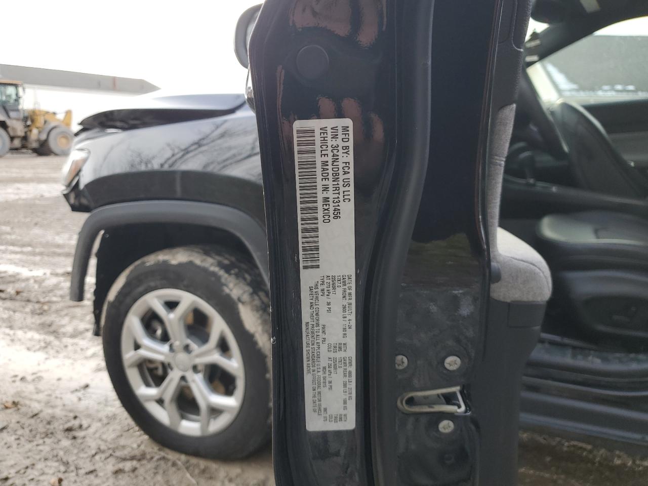 2024 Jeep Compass Latitude VIN: 3C4NJDBN1RT131456 Lot: 92052205