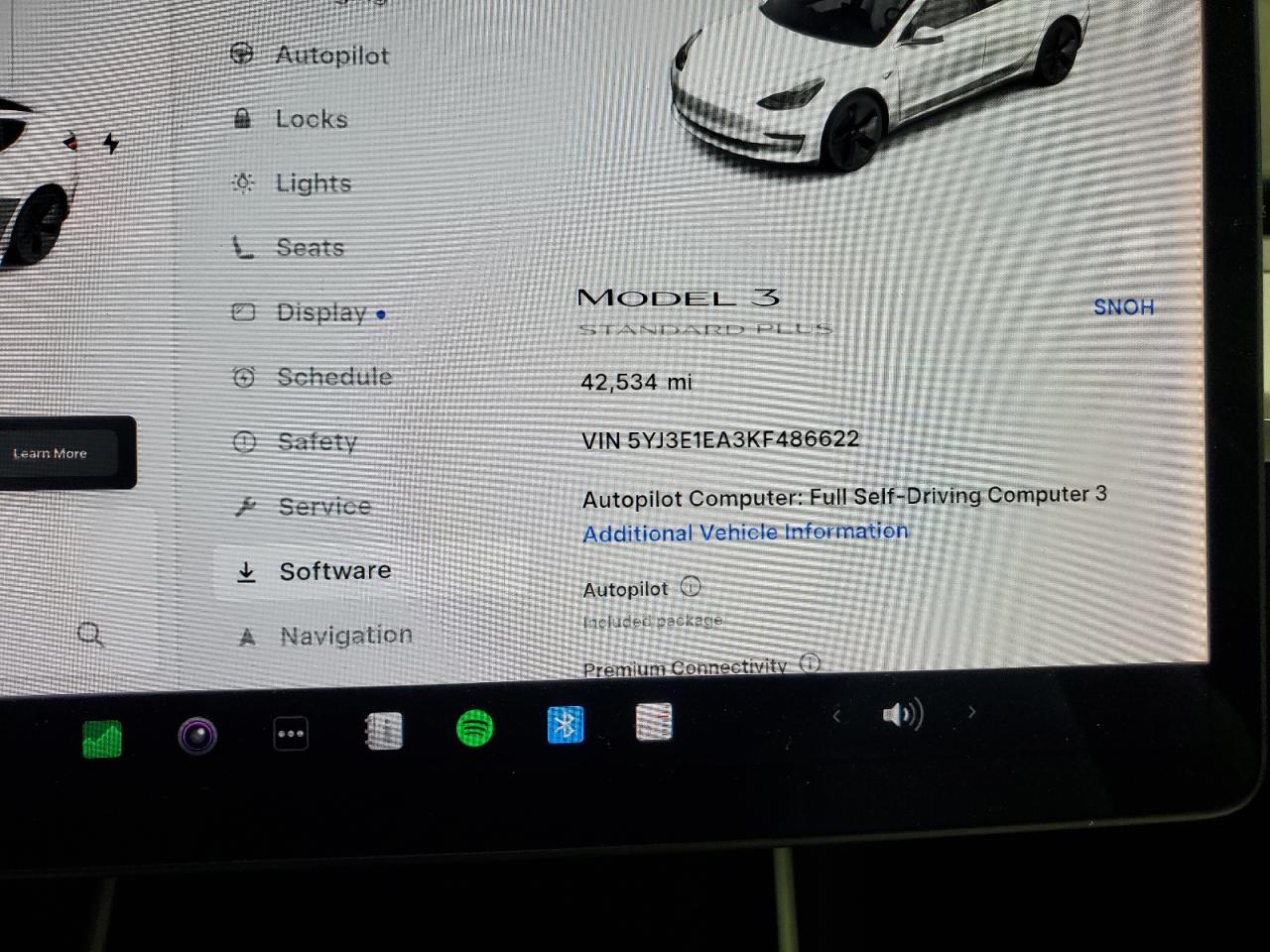 2019 Tesla Model 3 VIN: 5YJ3E1EA3KF486622 Lot: 91601135