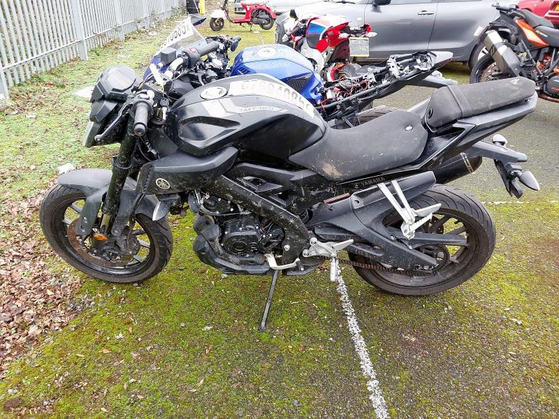 2017 YAMAHA MT 125 ABS  for sale at Copart SANDTOFT
