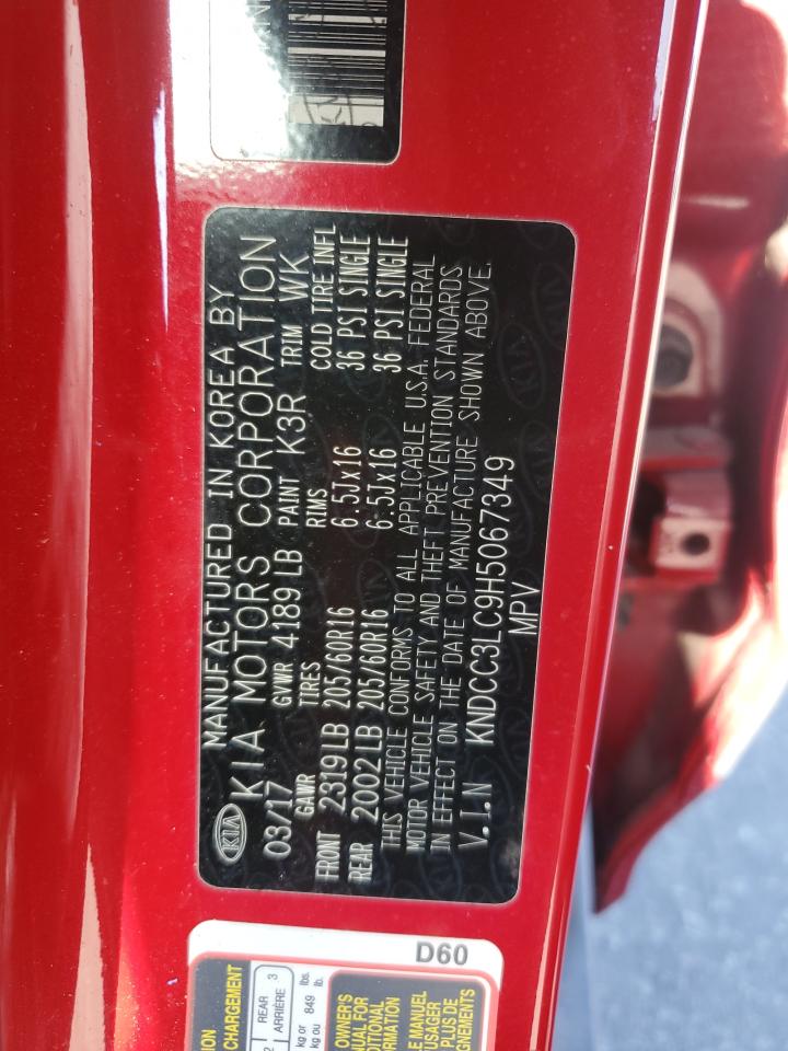 2017 Kia Niro Ex VIN: KNDCC3LC9H5067349 Lot: 93491095