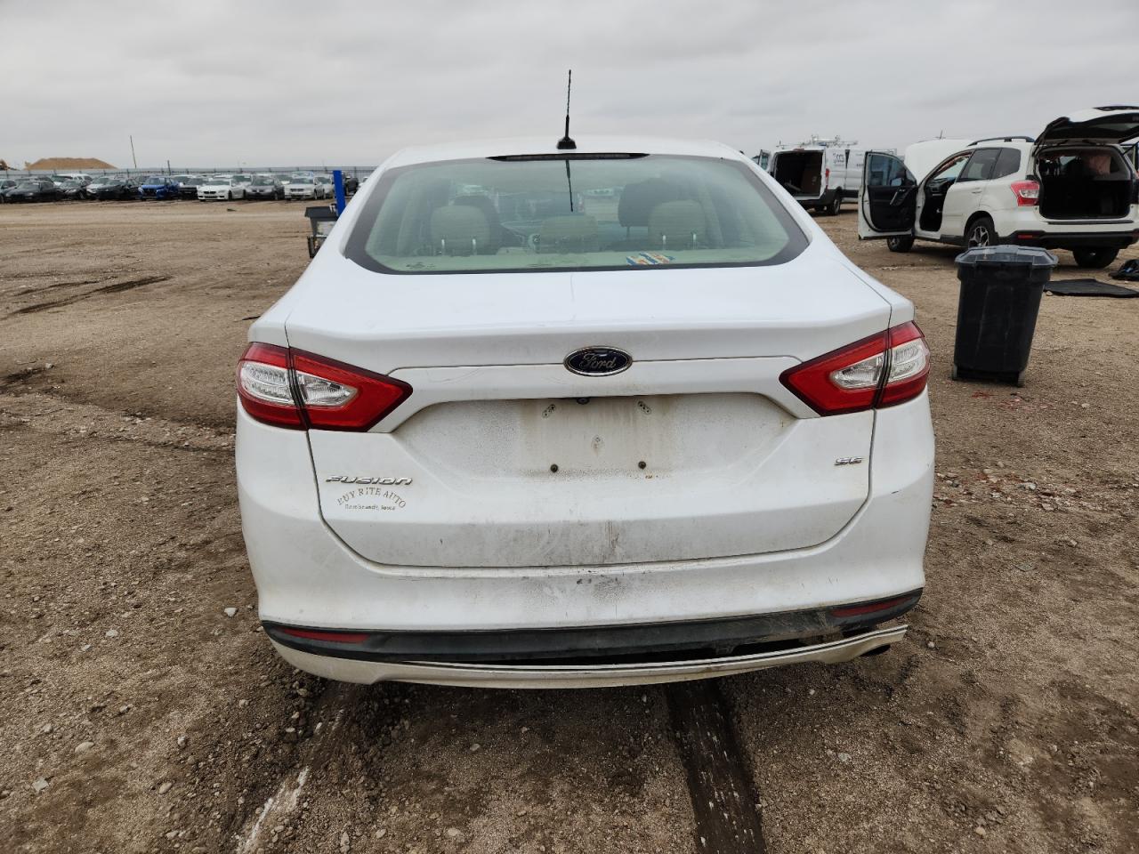 2016 Ford Fusion Se VIN: 3FA6P0H76GR367279 Lot: 92866125