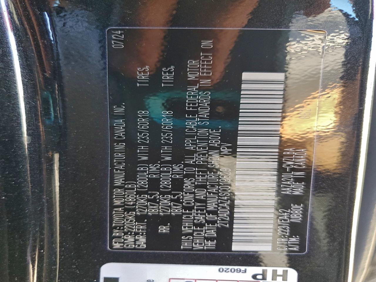 2025 Lexus Nx 250 Base VIN: 2T2ADCAZ4SC019629 Lot: 91628355