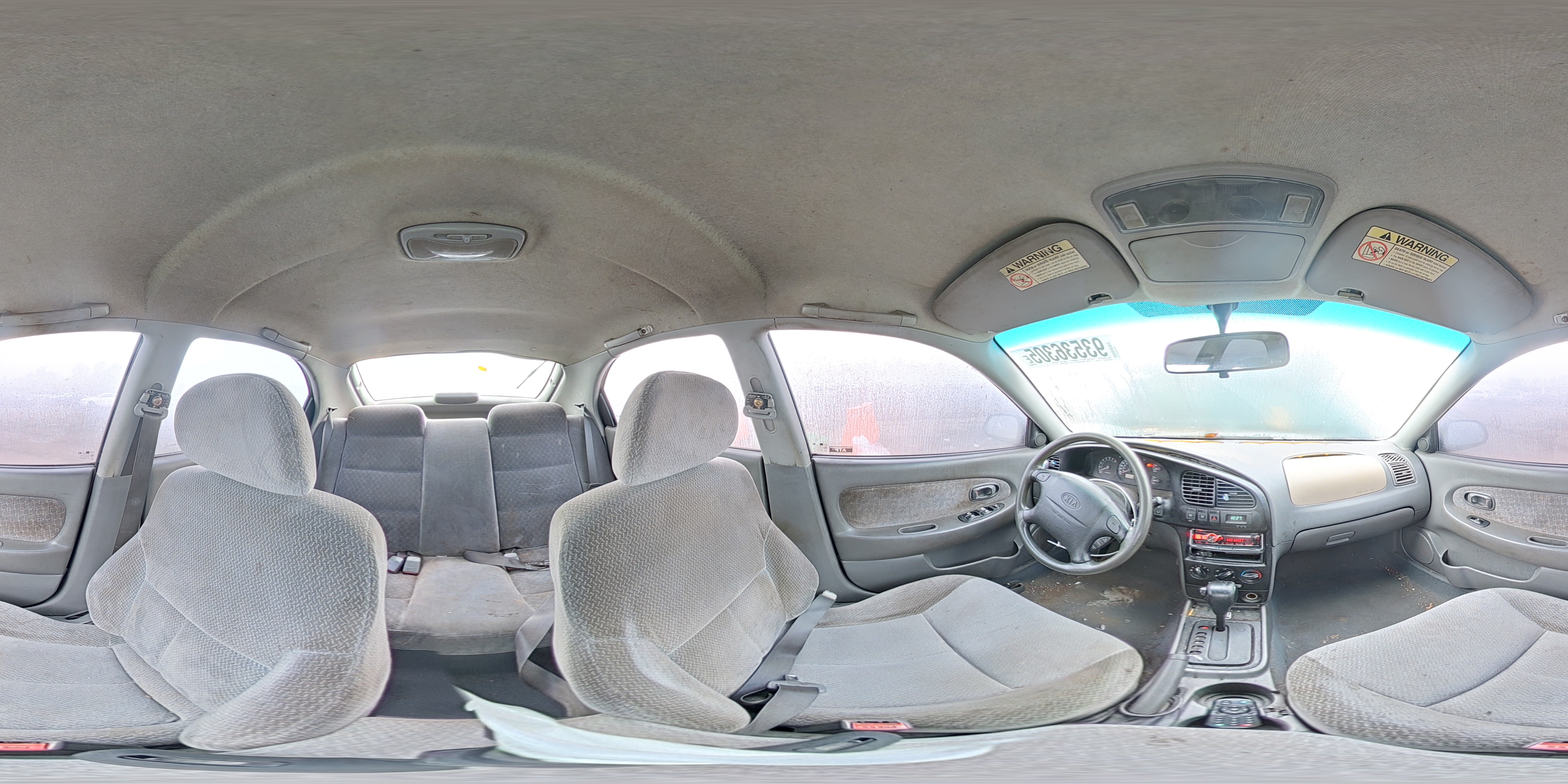 2002 Kia Spectra Gs VIN: KNAFB161725077722 Lot: 93536305