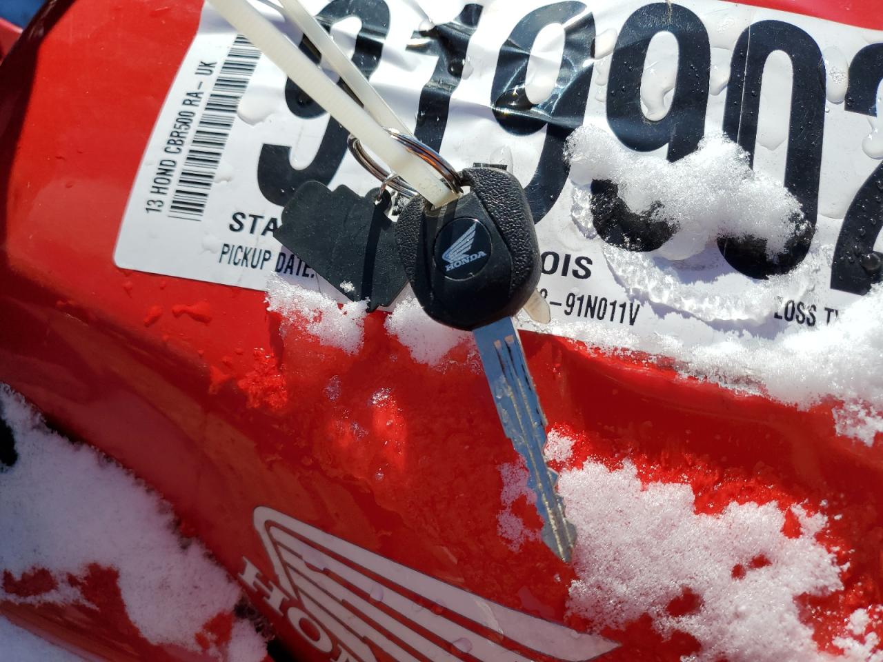 2013 Honda Cbr500 Ra-Abs VIN: MLHPC4408D5000101 Lot: 91990215