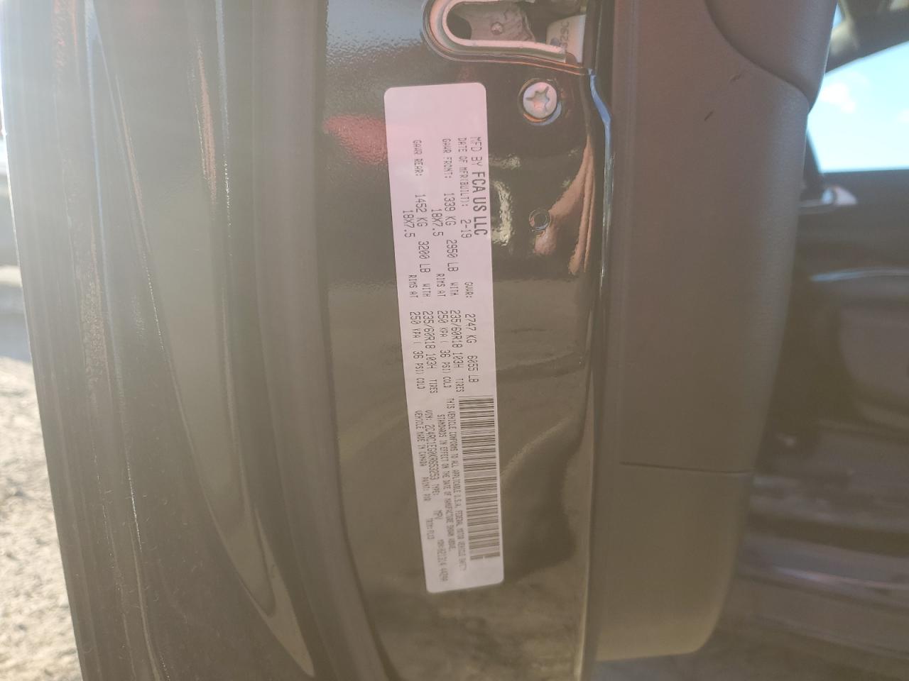 2019 Chrysler Pacifica Touring L Plus VIN: 2C4RC1EG0KR653253 Lot: 92699215